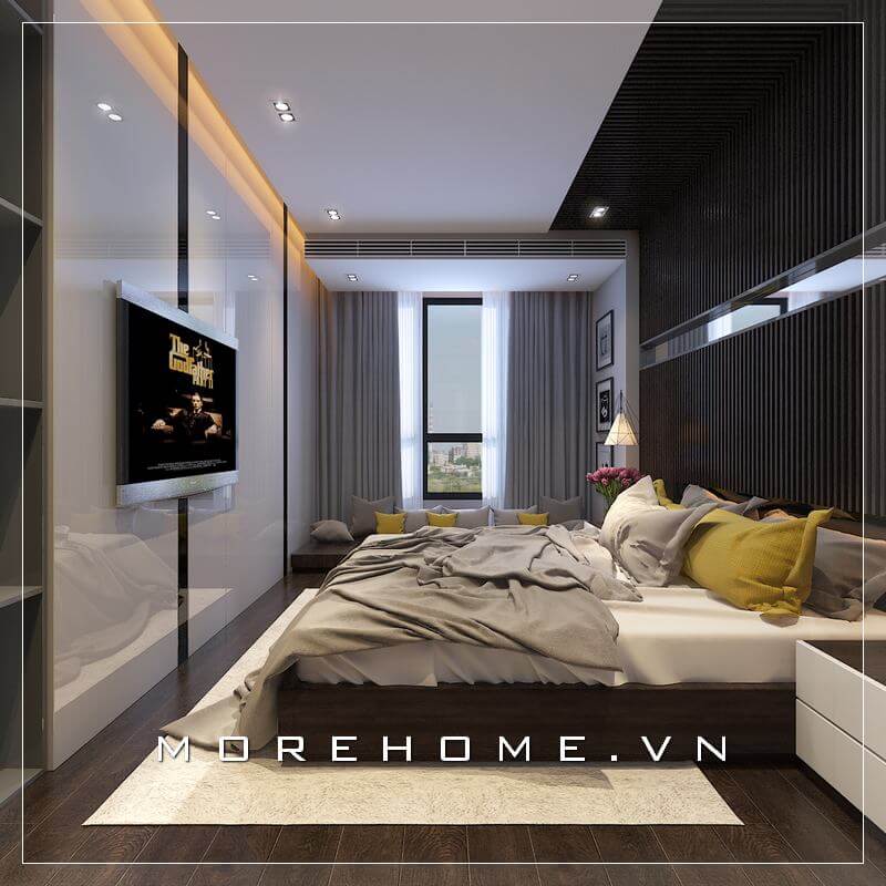 Thiết kế phòng ngủ chung cư hiện đại